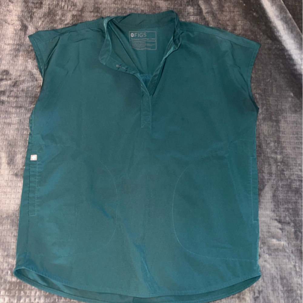 Figs Caribbean Blue Scrub Set